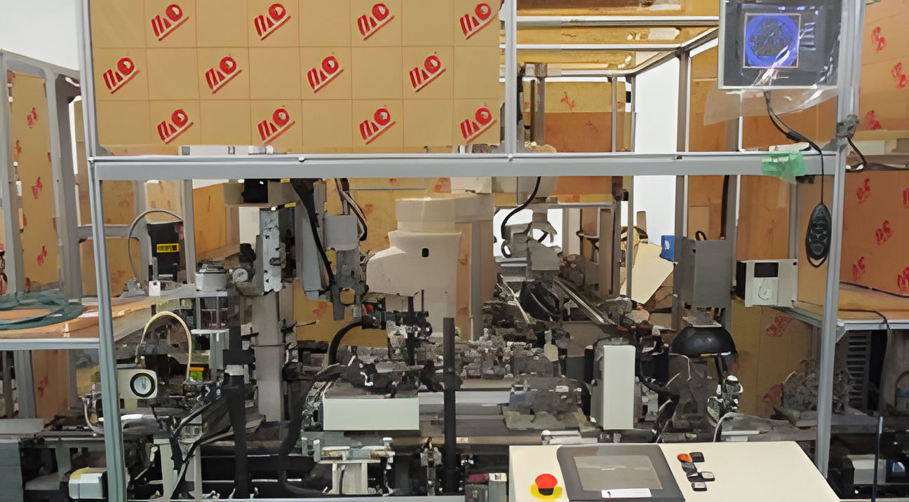 Robotic Assembly Line Main View